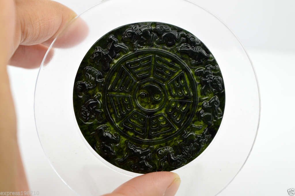 jade nephrite carving jade pendant (1 of 1)