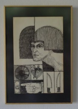 J Rivera (Cuban1956 ) "Top"2010 Original painting (1 of 4)