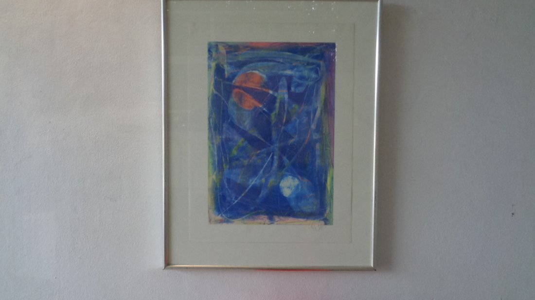 Original Abstract Acrylic Painting on Paper-85 (1 of 3)