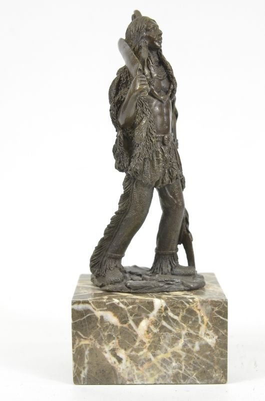 Man w/ Bow Arrow - Bronze Statue (1 of 4)