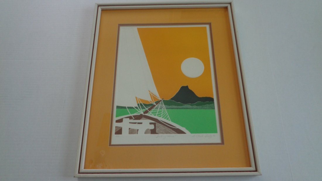 G. Clark Sealy's (1955 b) Original Etching in Colors (1 of 7)