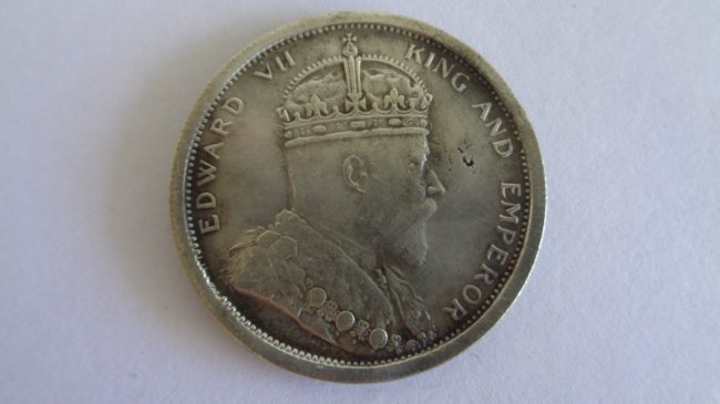 1903 Straits Settlements Edward VII One Dollar Silver (1 of 1)