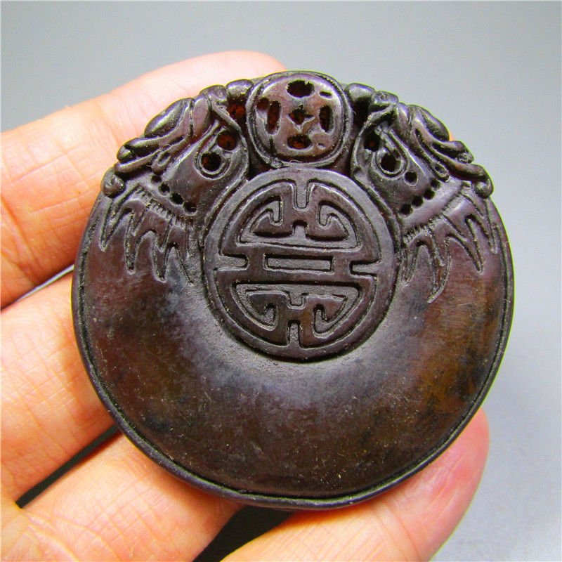 Chinese Antique Natural Jade-hand-carved Old Jade (1 of 5)