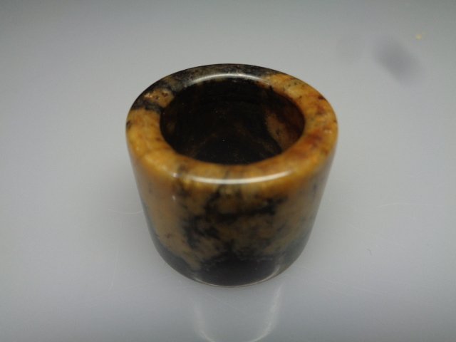 19th C  Chinese Jade Archer's Ring (1 of 1)