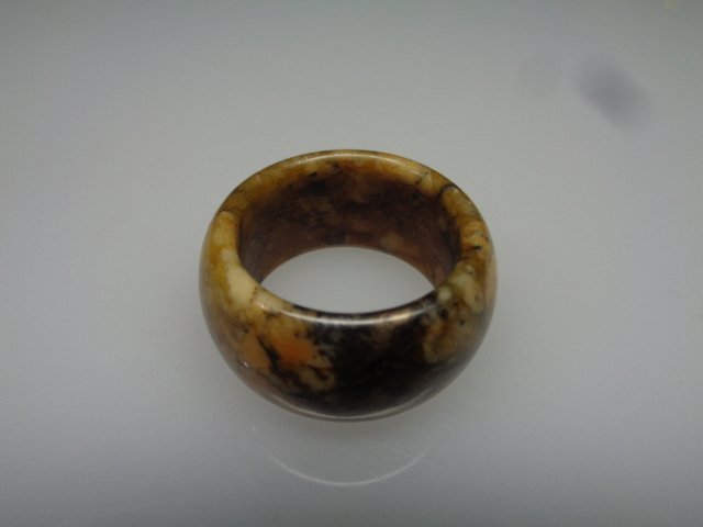 19th C.  Chinese Jade Archer's Ring. Size:11 (1 of 1)