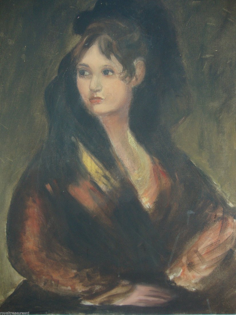 Unsigned Vintage "NEW YORK" Midcentury Expressionism (1 of 1)