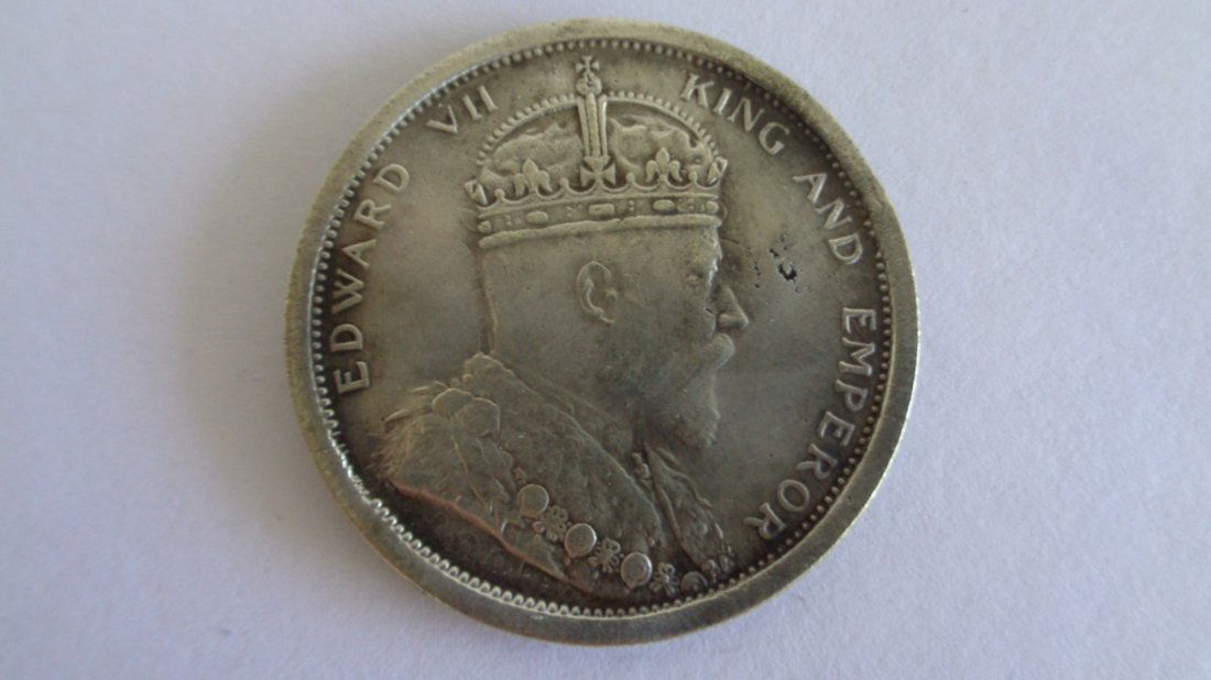1903 Straits Settlements Edward VII One Dollar Silver (1 of 2)