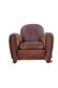 Pair of French Art Deco leather club chairs - 2