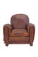 Pair of French Art Deco leather club chairs - 7