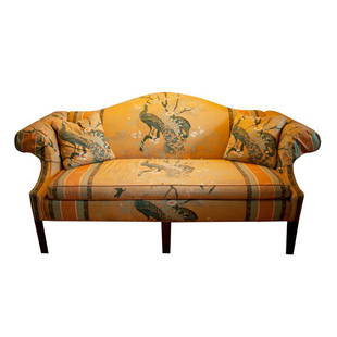 Yellow Victorian Chinoiserie Inspired Sofa: Coming soon.