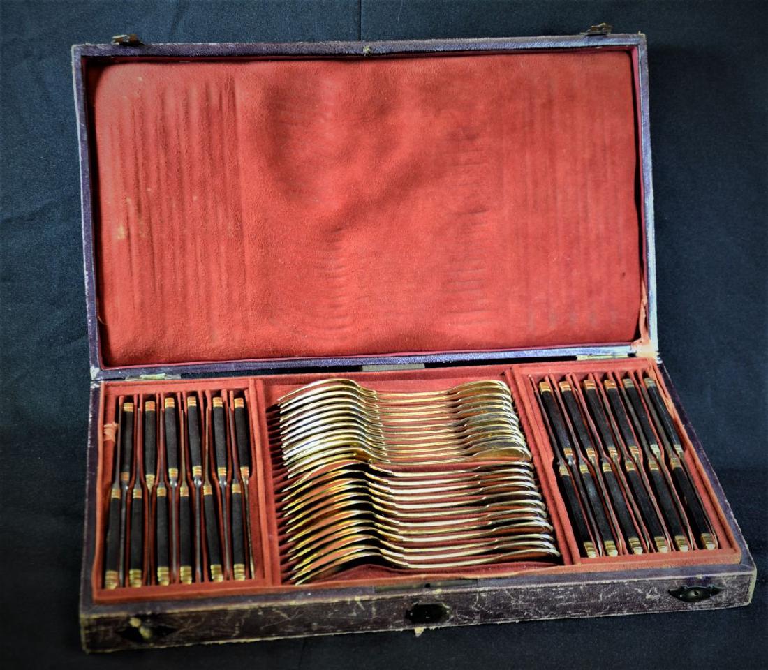 Cutlery service gilded silver (48 pieces) (1 of 4)