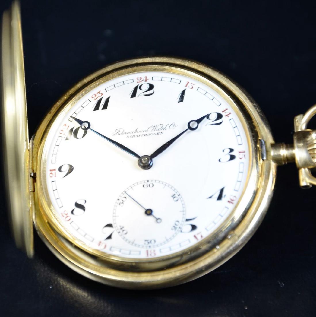 14ct gold pocket watch  IWC  . Very good condition. (1 of 3)