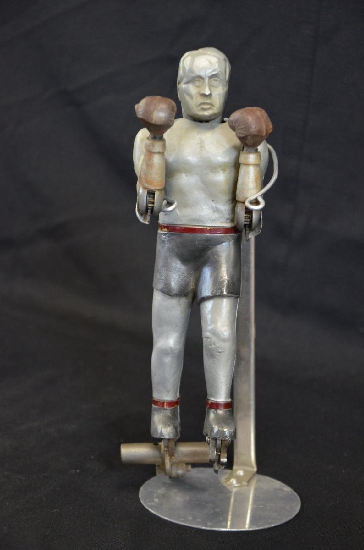 Mechanical boxer, probably out of a slot machine, (1 of 3)