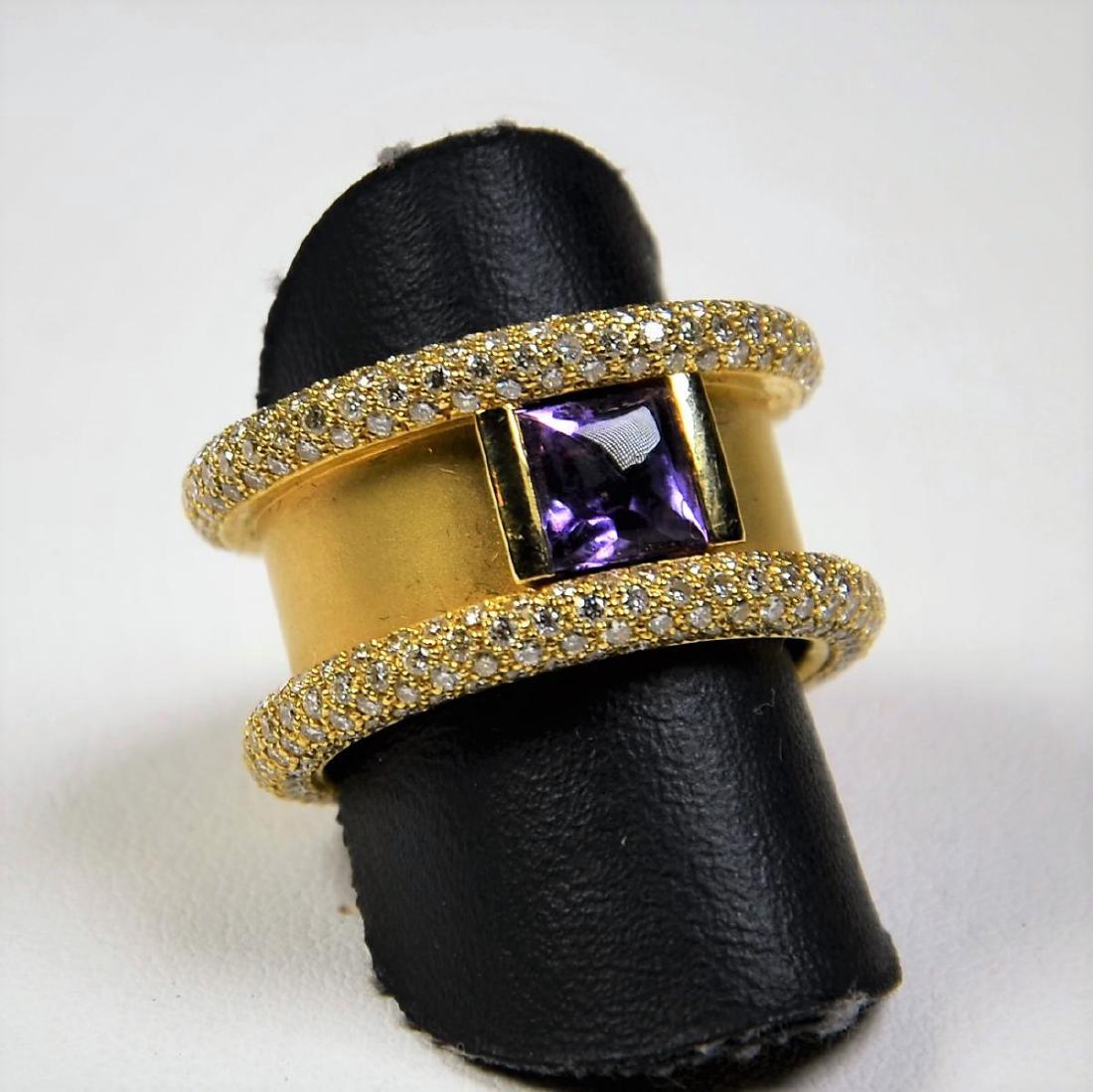 Technomarine bague en or jaune 18 ct.: Technomarine bague en or jaune 18 ct.