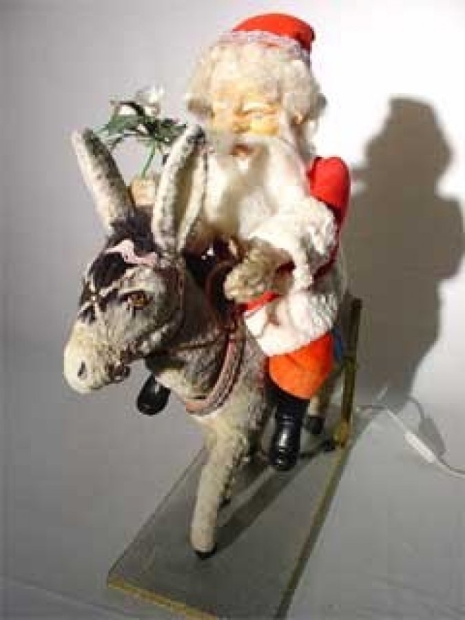 Father Christmas and his donkey (1 of 1)