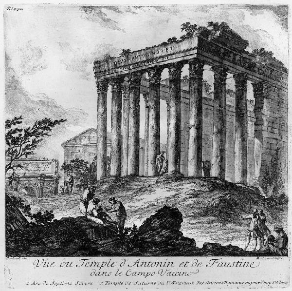 Barbault, Jean: Les plus beaux monuments de Rome a: Barbault, (Jean). Les plus beaux monuments de Rome acienne. Ou recueïl des plus beaux morceaux de l'antiquité romaine qui existent encore. VIII, 89 S. Mit gestochener Titelvignette, 10 gestochen