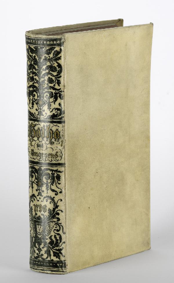 Klebe, Albert: Gotha und die umliegende Gegend: Kleber, (Friedrich) A(lbert). Gotha und die umliegende Gegend. XVI, 435 S, 3 Bl. Mit gefaltetem Frontispiz und Kupfertitel mit Vignette (in Pag.) 17 x 11 cm. Etwas späterer Pergamentband d. Z. mi