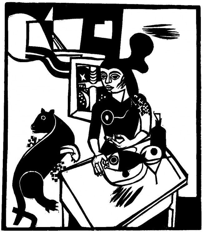 Schürmeyer, Walter: Heinrich Campendonk: Campendonk, H. - Schürmeyer, Walter. Heinrich Campendonk. 1 Bl., 7 S. Mit 12 Abb. auf 11 Tafeln und 2 Orig.-Holzschnitten von H. Campendonk. 28,5 x 22 cm. OKart. (etwas verblaßt) mit mont. D