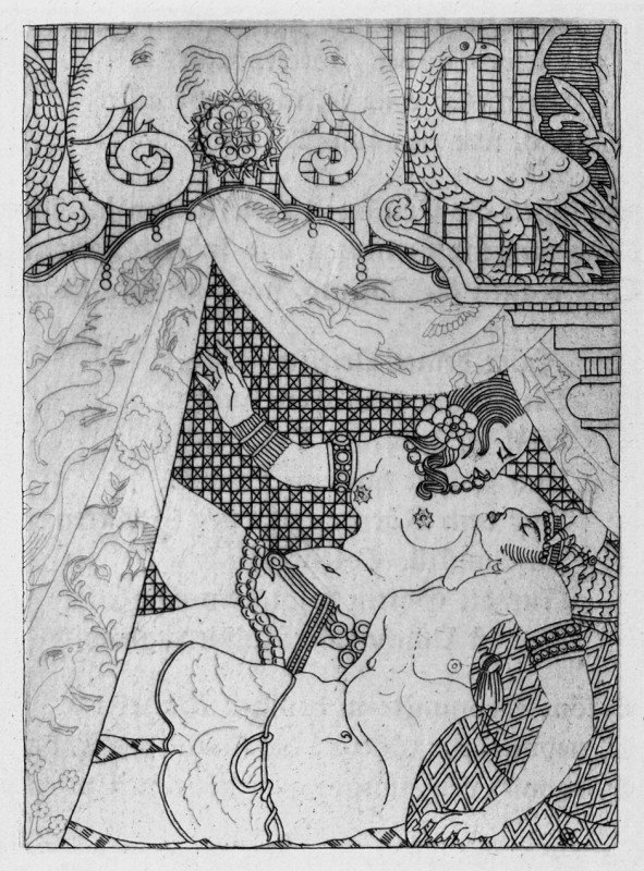 Goethe, Johann Wolfgang von: Balladen und Romanze: Goethe, Johann Wolfgang von. Balladen und Romanzen. 93 S., 1 Bl. Mit 15 (inkl. Titel; 2 signiert) Originalradierungen von Rolf Schott. 28 x 19,5 cm. Orig. Pergamentband (signiert: A.Köllner, Leip