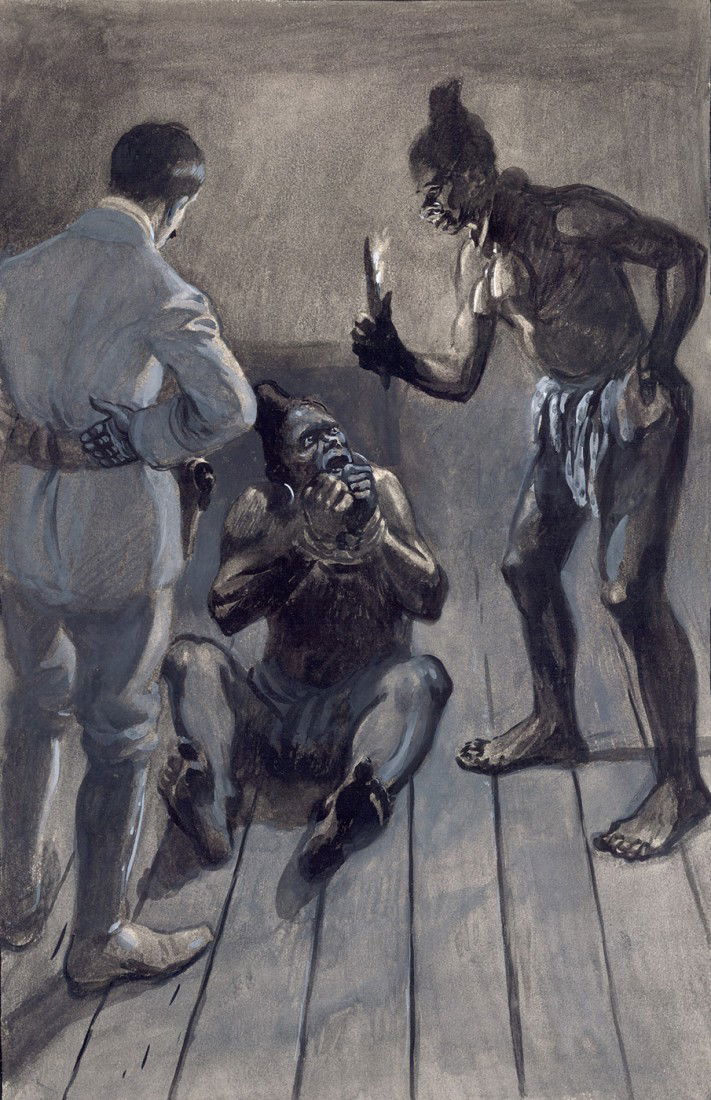 Planck, Willy: Quimbo legte den brennenden Span. (1 of 1)