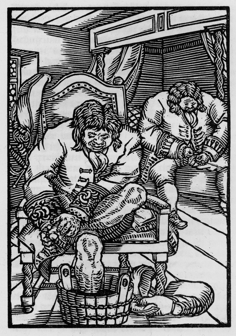 Reuter, Christian: Schelmuffskys wahrhaftige curi: Reuter, Christian. Schelmuffskys wahrhaftige curiöse und sehr gefährliche Reisebeschreibung (etc.). 216 S., 1 Bl. Mit 8 Orig.-Holzschnitten von Max Unold. 20 x 15 cm. Lädierte Original-