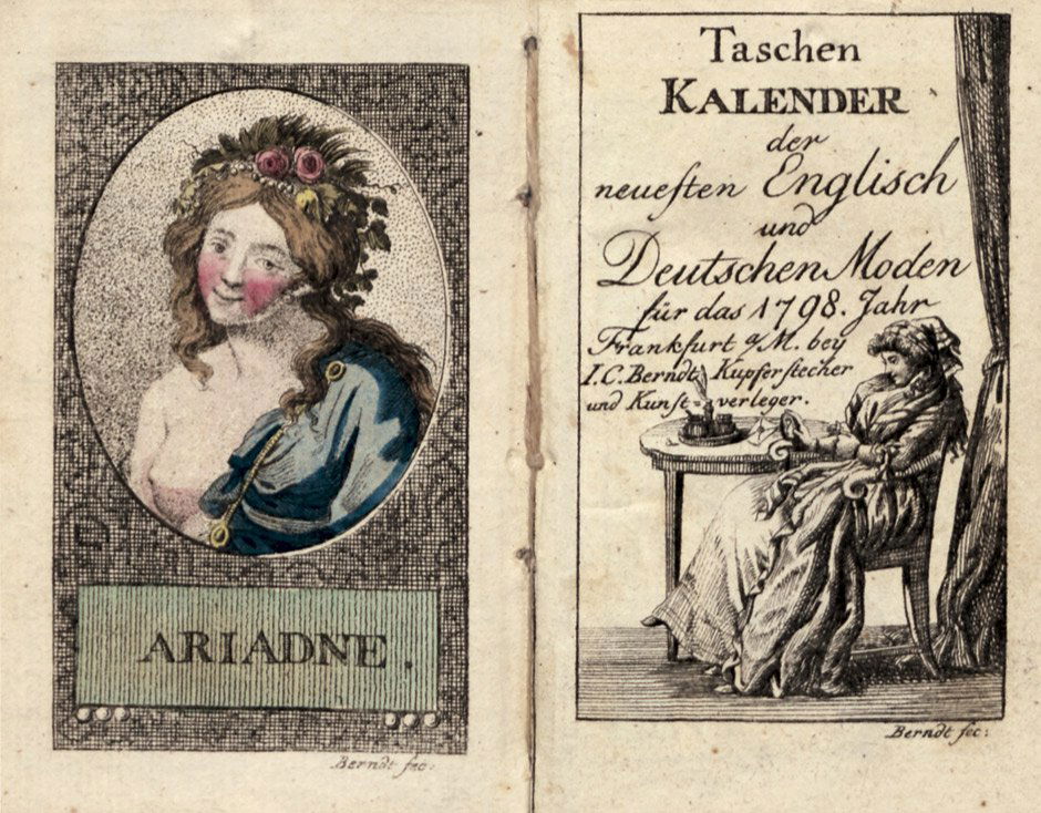 Taschen Kalender: der neuesten Moden für das 1798 (1 of 1)