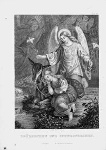 Grimm, J. und W.: Kinder und Hausmärchen: Grimm, J. und W. Kinder und Hausmärchen, gesammelt durch die Brüder Grimm. Große Ausgabe. 7. Aufl. 2 Bde. XXIV, 431 S.; VI, 483 S. Mit 2 Stahlstichen nach Ludwig Emil Grimm. 15 x 11,5 c