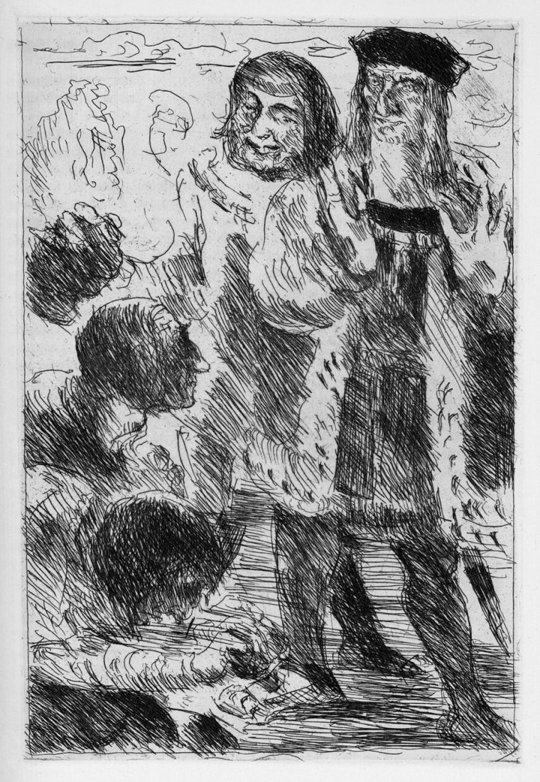 Goethe, Johann Wolfgang von: Geschichte Gottfried: Corinth, Lovis. - Goethe, Johann Wolfgang von. Geschichte Gottfriedens von Berlichingen mit der eisernen Hand. 3 Bl., 148 S., 2 Bl. Mit 27 (davon 11 ganzseit.) Orig.-Radierungen von Lovis Corinth. 34,