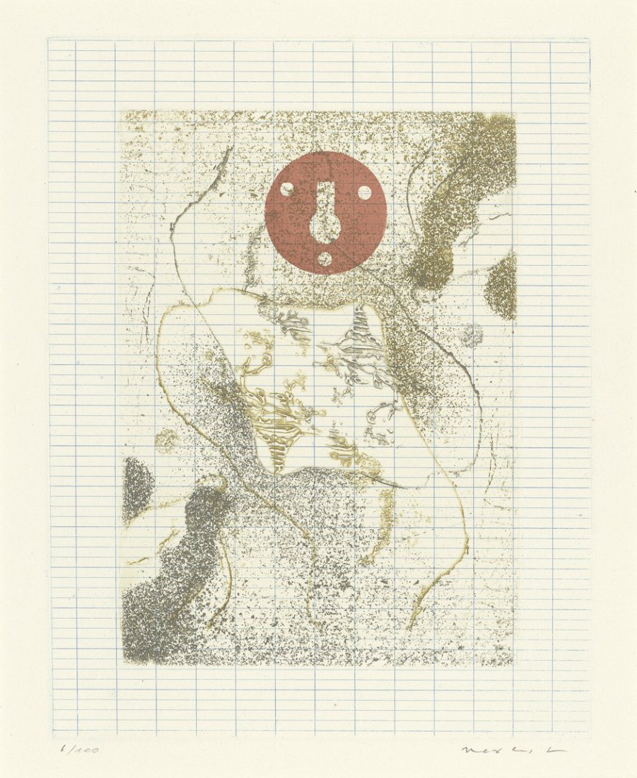 Ernst, Max: Invitation au voyage: Invitation au voyage. Farbradierung mit Prägedruck auf Velin. 27,7 x 21,6 cm (Plattenrand); 50,5 x 33 cm (Blattgröße). Auflage 100 num. Ex. Signiert. (1971). Spies-Leppien 206 C. Exempl