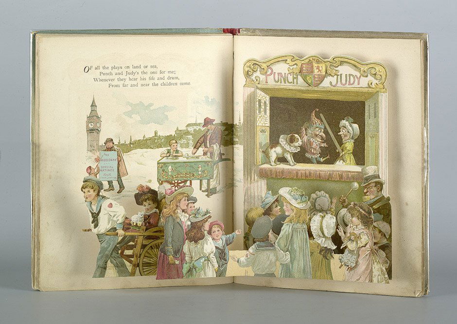 Bingham, C.: Peepshow pictures: Bingham, C. u. a. Peepshow pictures. A novel picture book for children. 6 Bl. und 4 doppelblattgroße farblithographische Pop-up-Tafeln sowie 30 weitere Illustrationen von W. Foster u. a. 25 x 20