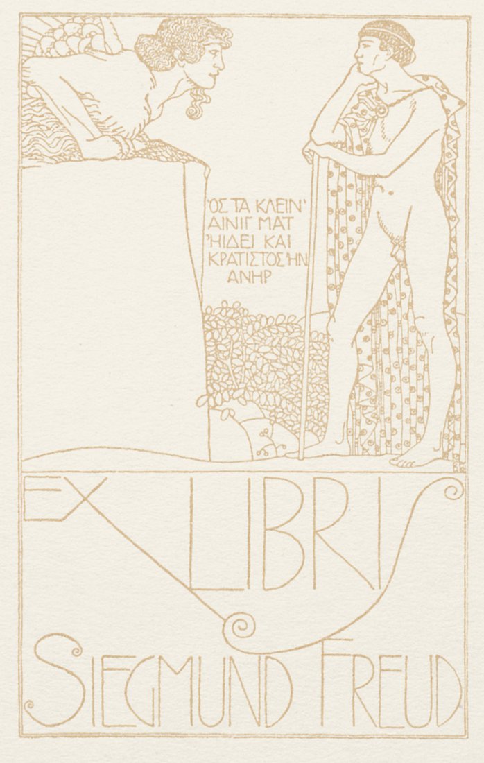 Exlibris-Sammlung: 430 Moderne Exlibris in Mappe. 1852