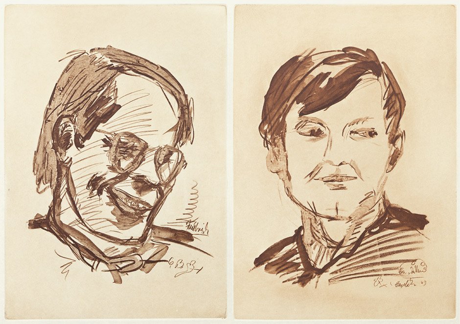 Baselitz, Georg: Doppelportrait Heiner Friedrich und Fr
