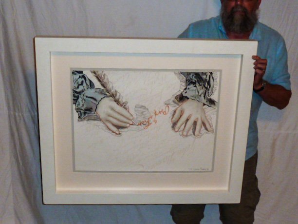 LARRY RIVERS "BIG B SIGNS UP" SIGNED LITHO (1 of 8)