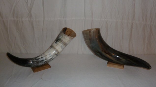 Two vintage animal horns (1 of 7)