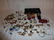 Case #1, unsorted pre70s costume jewelry & display - 2