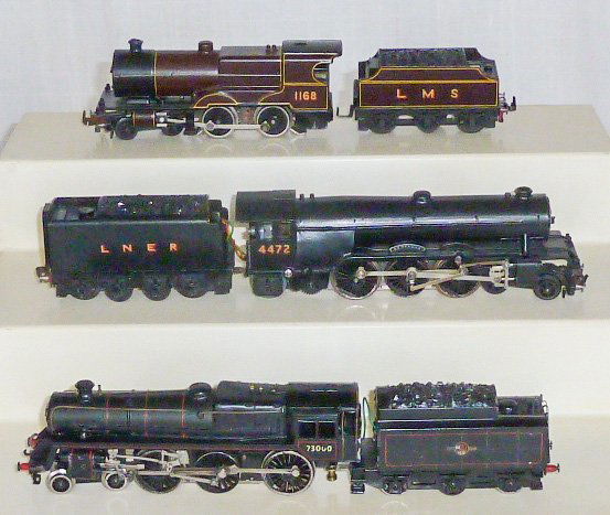 3 Pre-war Trix Twin Railway Locomotives Black Scotsman (1 of 10)