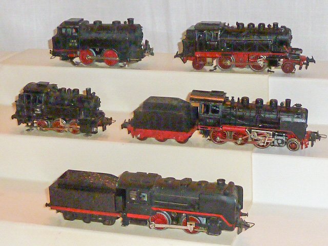 5 Trix Twin Locos #20 052,#20 056,#24 058,#80 018,#20 0 (1 of 12)