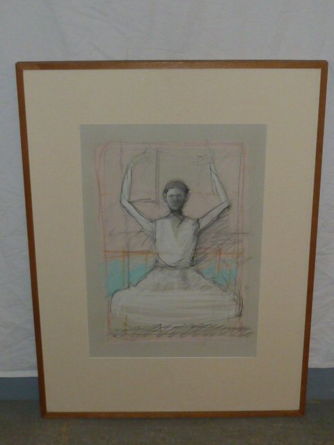 Alberto Giacometti Drawing Pencil Mixed Media (1 of 8)