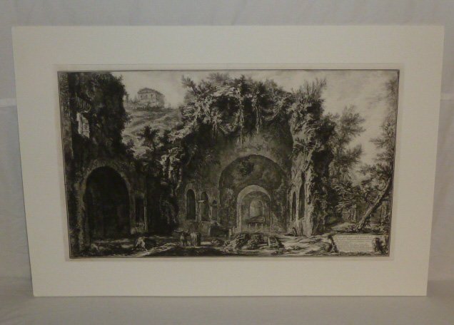 Antique Steel Engravings "Scenes of Rome" C. Piranesi F (1 of 8)