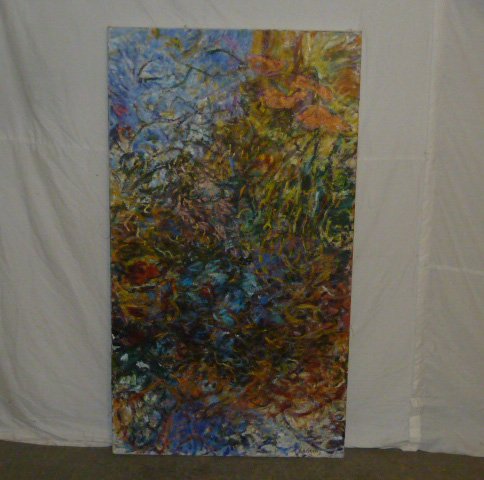 Signed N.S. Graves Abstract O/C (1 of 4)