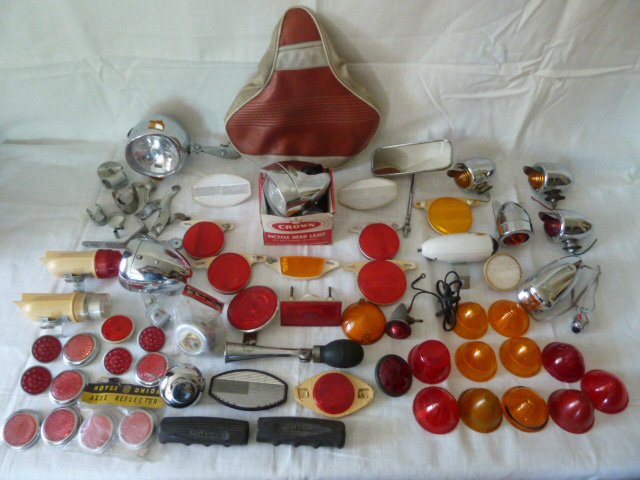 Vintage Bicycle Accessory Lot Over 50 Pieces (1 of 6)