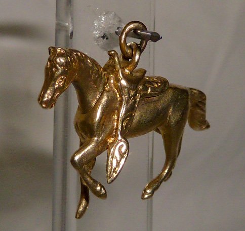 14kt Gold Articulate-Mechanical Horse 3-D Charm (1 of 5)