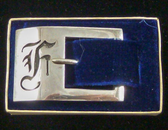 Mexican Sterling Rancho Alegre Belt Buckle (1 of 7)