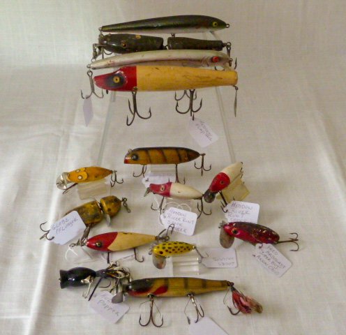Vintage Wooden Fishing Lures - Hedden Etc. (1 of 4)