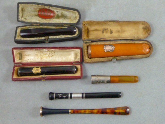 Interesting Lot of Antique Cigarette/Cigar Holders (1 of 5)