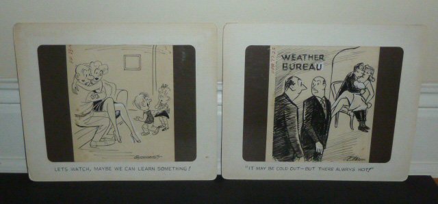 Humor Art Original Illustrations Al Kramer & Bernhart (1 of 4)