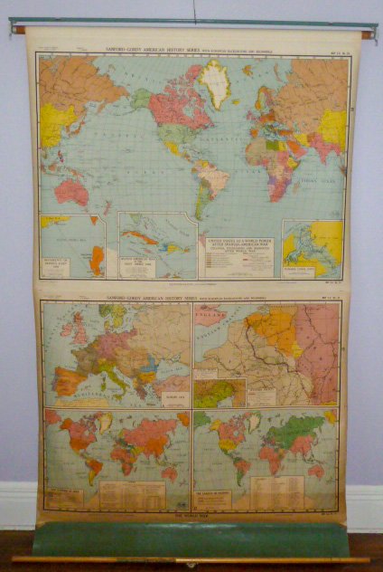 World At War Map : United States As A World Power: The World War Historical Map by Sanford – Gordy. Map shows the Nations At War. The League Of Nations and the United States As A World Power, After the Spanish American War. Colonial with Possessions