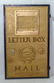 American Mailing System U.S. Mail Letter Box Iron Door