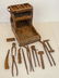 Early Authentic Farrier's/Blacksmith Tool Box w/ Tools