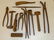 Early Authentic Farrier's/Blacksmith Tool Box w/ Tools - 7